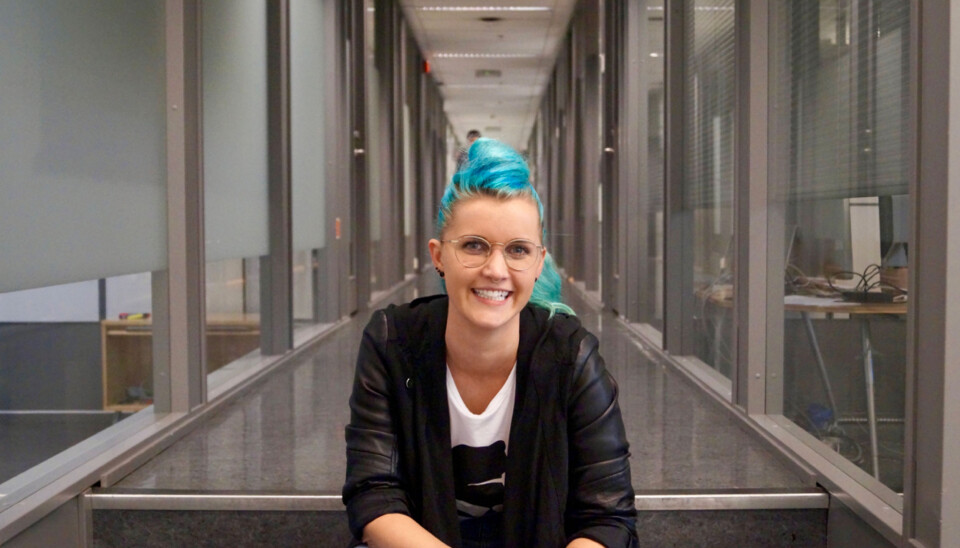 Charlotte Aschim i TotalCtrl har fått mye ut av Gründergarasjen til Simula på Fornebu, og har tro på hva noe tilsvarende kan bringe til Oslo. Foto: Øystein Fimland