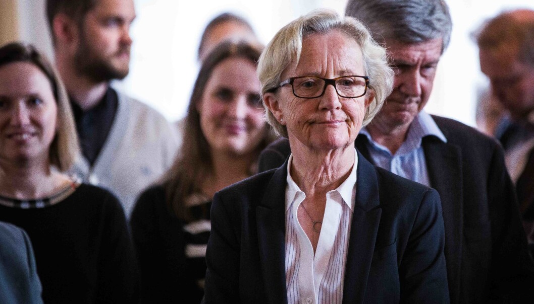 Universitetsdirektør Gunn-Elin Aa. Bjørneboe bestilte en gjennomgang fra internrevisjonen ved UiO i forbindelse med stengingen av klinikkene ved Psykologisk institutt. Internrevisjonen mener deler av driften av klinikkene ikke har vært tilfredsstillende. Foto: Siri Øverland Eriksen Universitetsdirektør Gunn-Elin Aa. Bjørneboe bestilte en gjennomgang fra internrevisjonen ved UiO i forbindelse med stengingen av klinikkene ved Psykologisk institutt. Internrevisjonen mener deler av driften av klinikkene ikke har vært tilfredsstillende. Foto: Siri Øverland Eriksen