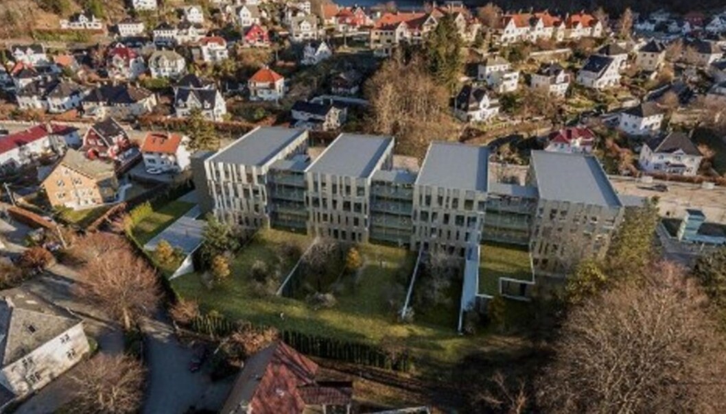 Slik kan helseklynga i Bergen bli. Illustrasjon: Studio Gohde/B+B Arkitekter Slik kan helseklynga i Bergen bli. Illustrasjon: Studio Gohde/B+B Arkitekter
