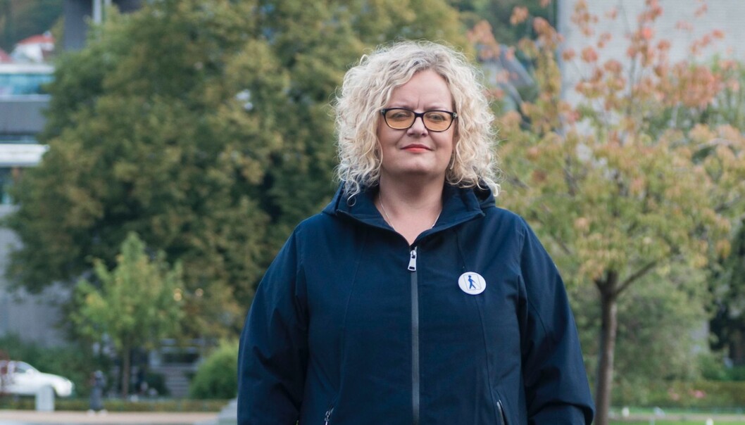 Førsteamanuensis Sølvi Marie Risøy ved Høgskulen på Vestlandet ser aldri sine studenter, og mener én student med nikab ikke vil være noe problem. Foto: Tor Farstad Førsteamanuensis Sølvi Marie Risøy ved Høgskulen på Vestlandet ser aldri sine studenter, og mener én student med nikab ikke vil være noe problem. Foto: Tor Farstad