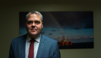 Roy Steffensen (FrP), leder i Utdanningskomiteen 2017-2021. Bildene tatt på kontoret hans på Stortinget. Foto: David Engmo