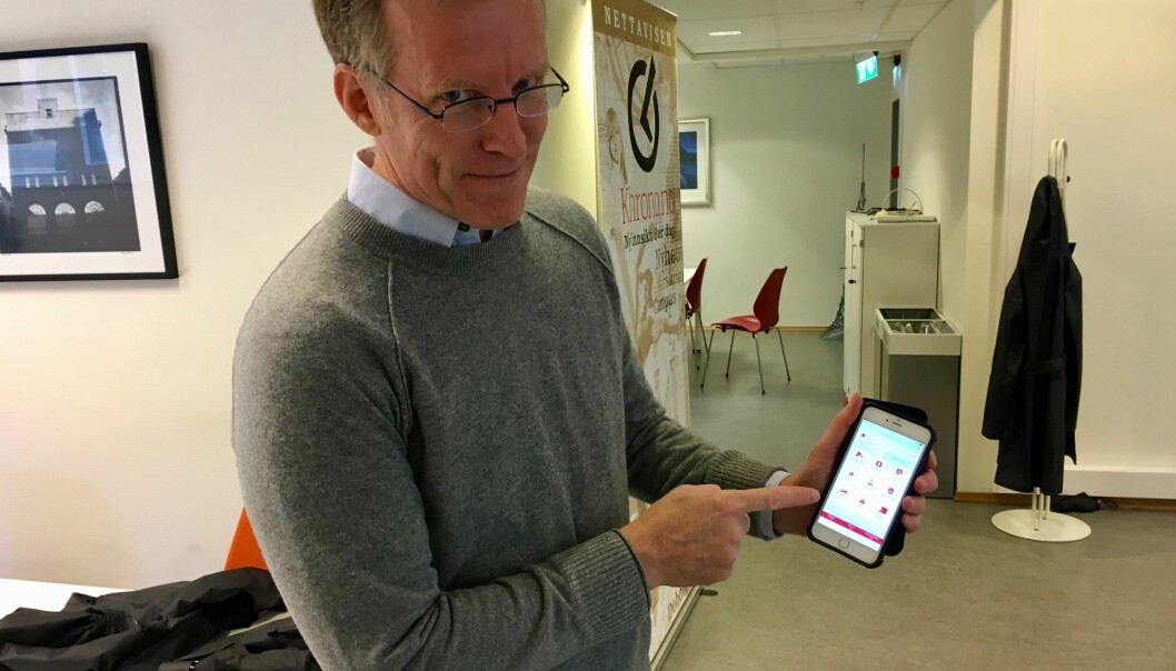 Rektor ved Høgskolen i Oslo og Akershus, Curt Rice, er veldig fornøyd med den nye felles informasjonsløsningen sikresiden.no.