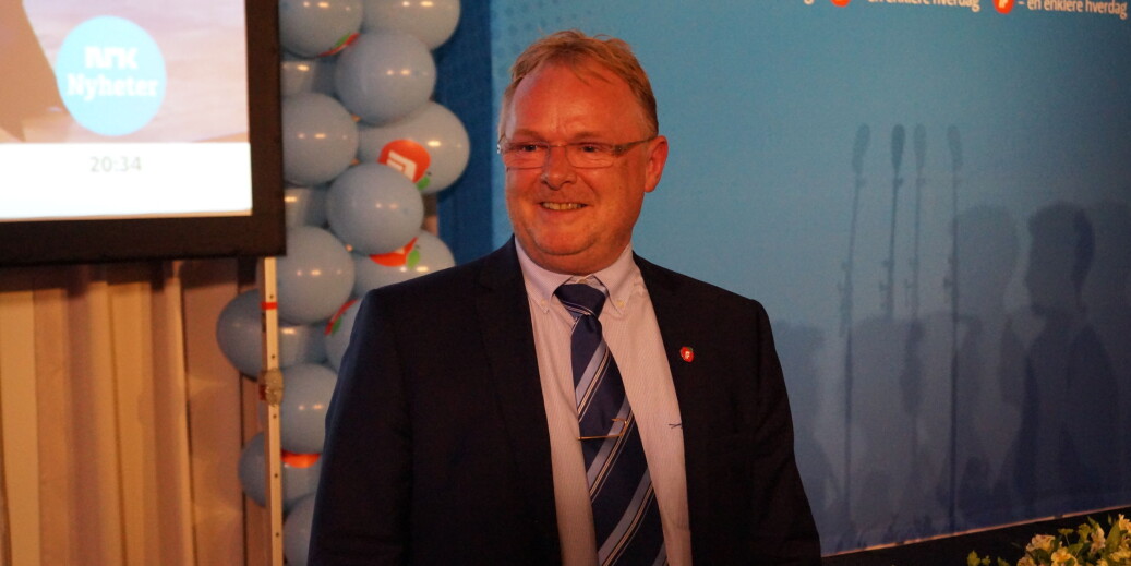 Tidligere fiskeriminister Per Sandberg gjestet OsloMet og journalistutdanningen denne uka, men er ikke fornøyd med etterspillet. Foto: Brage Lie Jor Tidligere fiskeriminister Per Sandberg gjestet OsloMet og journalistutdanningen denne uka, men er ikke fornøyd med etterspillet. Foto: Brage Lie Jor