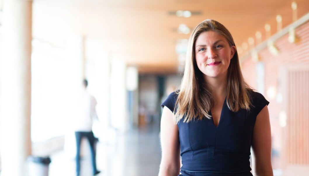 — Studentpolitikk er ikke mer sexy på NHH enn på Universitetet i Bergen, sier Karoline Kongshaug. Foto: Liubov Nikitina, Foto NHHS — Studentpolitikk er ikke mer sexy på NHH enn på Universitetet i Bergen, sier Karoline Kongshaug. Foto: Liubov Nikitina, Foto NHHS