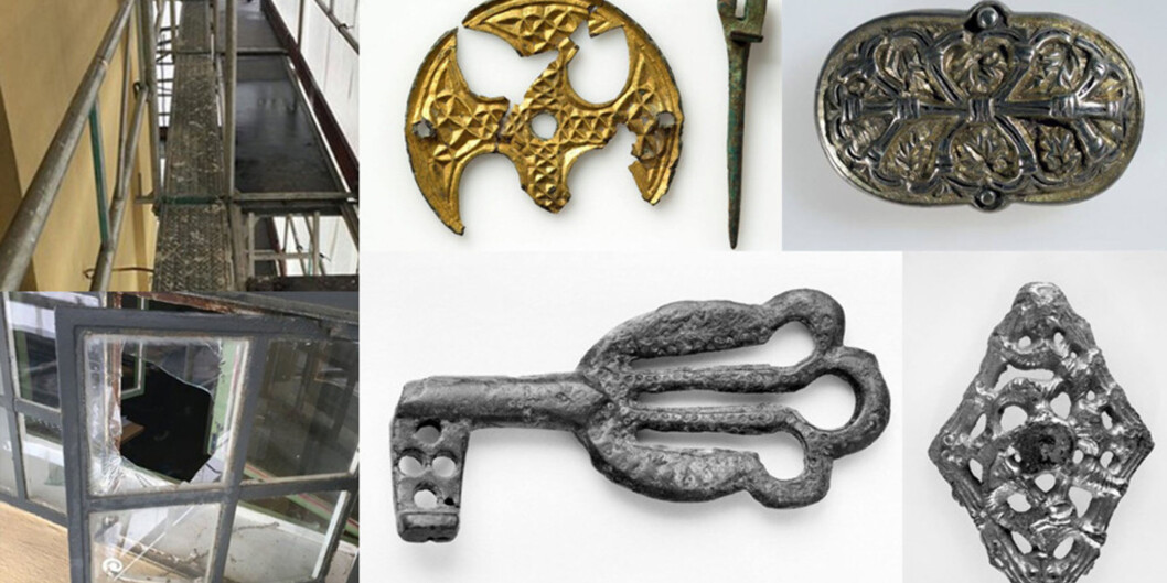 Mange av jenstandene fra vikingtiden og fra eldre og yngre jernalder var en del av en utstilling på De kulturhistoriske samlinger. Foto: Politiet og Universitetsmuseet Mange av jenstandene fra vikingtiden og fra eldre og yngre jernalder var en del av en utstilling på De kulturhistoriske samlinger. Foto: Politiet og Universitetsmuseet