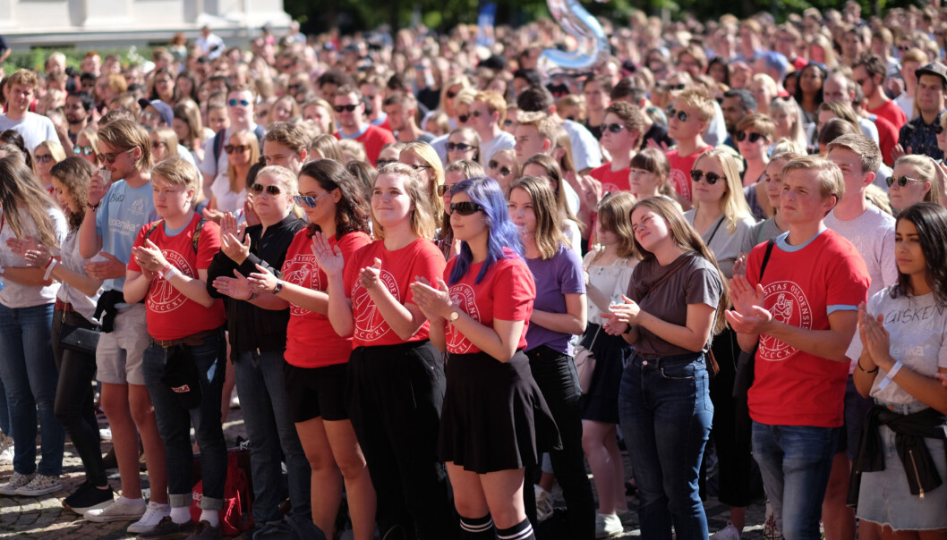 Hovedstadens studenter inviteres til studentslipp og gratis inngang en rekke steder i byen lørdag 19.august kl.11.00. Dagen avsluttes på Studentersamfundet Chateau Neuf. Foto: Ketil Blom Haugstulen Hovedstadens studenter inviteres til studentslipp og gratis inngang en rekke steder i byen lørdag 19.august kl.11.00. Dagen avsluttes på Studentersamfundet Chateau Neuf. Foto: Ketil Blom Haugstulen