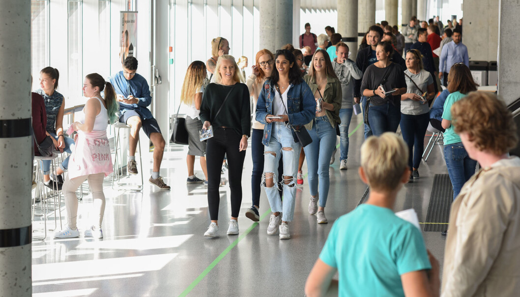 Studiestart for nye studenter ved Høgskolen i Østfold august 2017. Foto: Høgskolen i Østfold Studiestart for nye studenter ved Høgskolen i Østfold august 2017. Foto: Høgskolen i Østfold