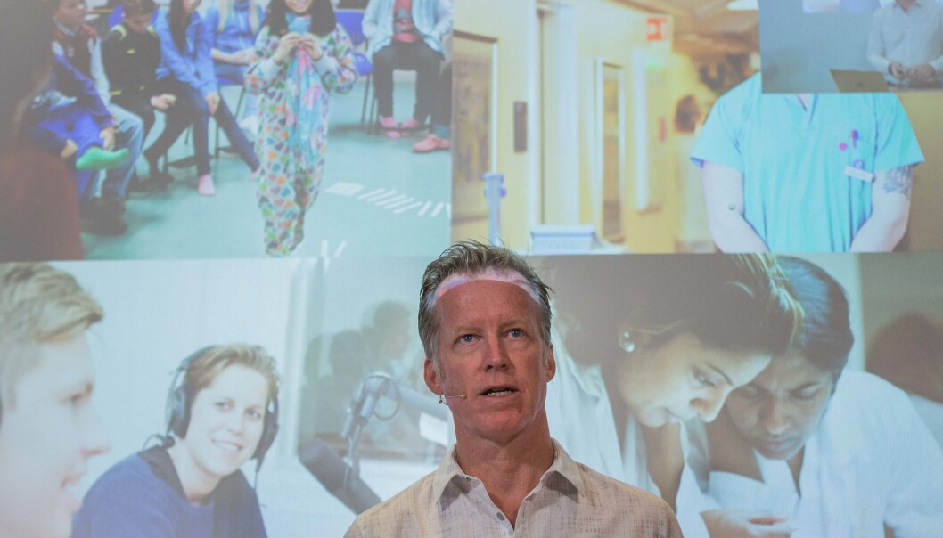 IBM og Høgskolen i Oslo og Akershus med rektor Curt Rice i spissen samarbeider på et prosjekt om kunstig intelligens. Foto: Siri Øverland Eriksen IBM og Høgskolen i Oslo og Akershus med rektor Curt Rice i spissen samarbeider på et prosjekt om kunstig intelligens. Foto: Siri Øverland Eriksen