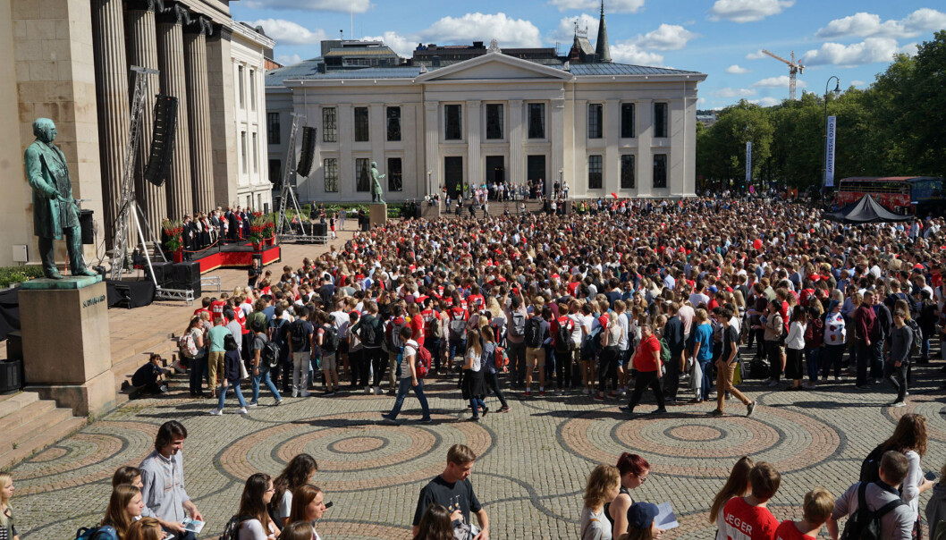 Forebygging og forhindring av seksuell trakassering er lovpålagt. Universitetet i Oslo trekkes fram som et godt eksempel. Her fra studiestart sist mandag. Forebygging og forhindring av seksuell trakassering er lovpålagt. Universitetet i Oslo trekkes fram som et godt eksempel. Her fra studiestart sist mandag.