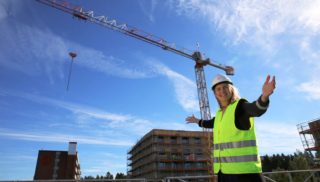 Styreleder i Studentsamskipnaden i Oslo og Akershus, Gabrielle Legrand Gjerdset, skal bruke semesteravgift på solceller. Foto: Unni Irmelin Kvam / SiO Styreleder i Studentsamskipnaden i Oslo og Akershus, Gabrielle Legrand Gjerdset, skal bruke semesteravgift på solceller. Foto: Unni Irmelin Kvam / SiO