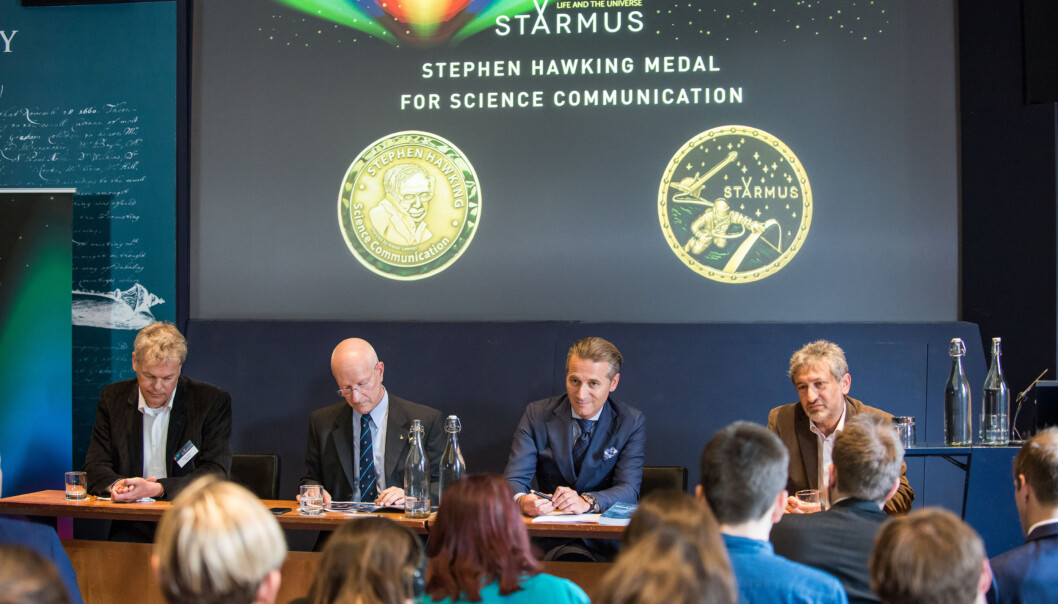 HiOA-rektor og leder for Komité for kjønnsbalanse og mangfold i forskning, Curt Rice, skriver om manglende representasjon av kvinner på Starmus-festivalen i Trondheim. HiOA-rektor og leder for Komité for kjønnsbalanse og mangfold i forskning, Curt Rice, skriver om manglende representasjon av kvinner på Starmus-festivalen i Trondheim.