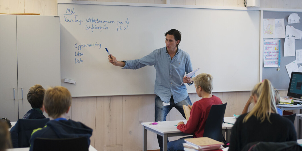 Illustrasjonsfoto: Sebastian Stephansen, lærer ved Morellbakken skole. Foto: Evelyn Andora Pecori Illustrasjonsfoto: Sebastian Stephansen, lærer ved Morellbakken skole. Foto: Evelyn Andora Pecori
