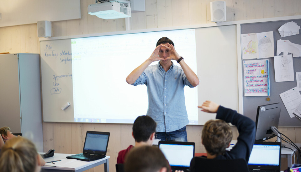 Lærerstudent og påtropende studentleder ved UiT, Daniel Hansen Masvik, vil ha mer praksis inn i studiene ved universitetet. Foto: Evelyn Pecori