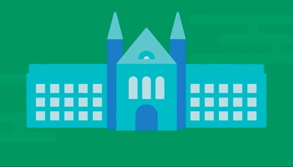Skjermdump fra informasjonsvideo om Blackboard på NTNU sine nettsider.