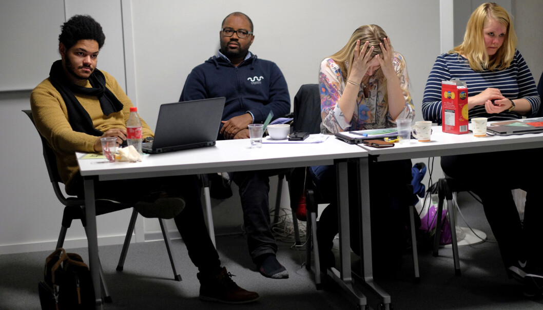 Parlamentet ved Høgskolen i Sørøst-Norge valgte fredag å ikke velge ny studentleder. Foto: Ketil Blom Haugstulen Parlamentet ved Høgskolen i Sørøst-Norge valgte fredag å ikke velge ny studentleder. Foto: Ketil Blom Haugstulen