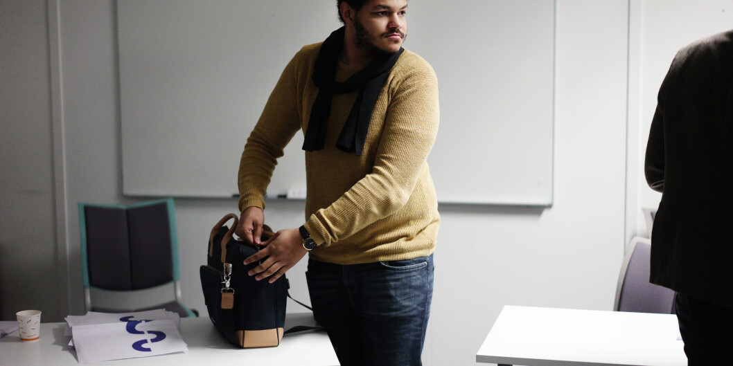 Studentleder Michael Melbye ved Høgskolen i Sørøst-Norge er Norges best betalte, mens studentlederen ved Universitetet i Bergen er blant de dårligst betalte. Foto: Ketil Blom Haugstulen Studentleder Michael Melbye ved Høgskolen i Sørøst-Norge er Norges best betalte, mens studentlederen ved Universitetet i Bergen er blant de dårligst betalte. Foto: Ketil Blom Haugstulen