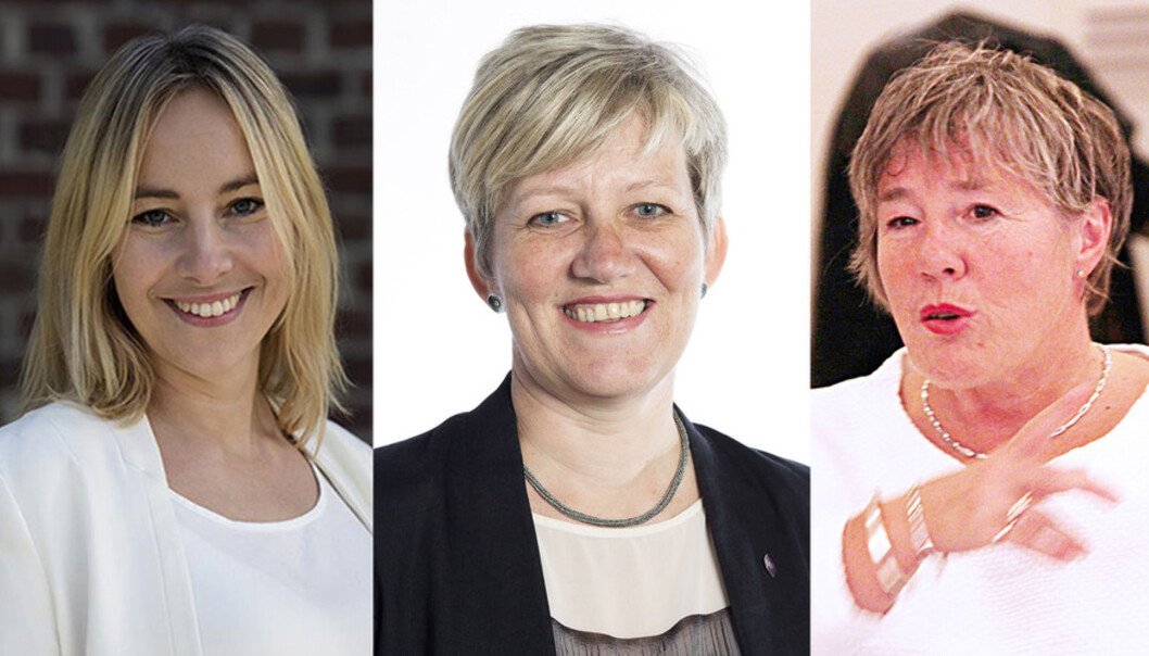 Prorektorar på Høgskulen på Vestlandet er tilsett i dag (f.v.): Gro Anita Fonnes Flaten, Bjørg Kristin Selvik og Liv Reidun Grimstvedt. Fotomontasje: På Høyden Prorektorar på Høgskulen på Vestlandet er tilsett i dag (f.v.): Gro Anita Fonnes Flaten, Bjørg Kristin Selvik og Liv Reidun Grimstvedt. Fotomontasje: På Høyden