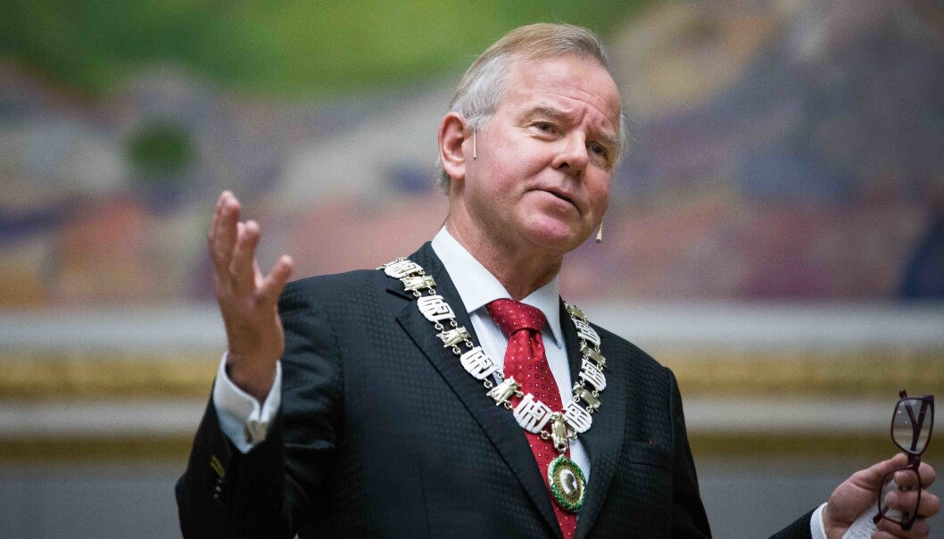 — Den relativt lave valgdeltakelsen viser at vi ikke har vært flinke nok til å skape interesse for universitetsdemokrati og valg, sier sittende rektor ved Universitetet i Oslo, Ole Petter Ottersen. Foto: Siri Øverland Eriksen — Den relativt lave valgdeltakelsen viser at vi ikke har vært flinke nok til å skape interesse for universitetsdemokrati og valg, sier sittende rektor ved Universitetet i Oslo, Ole Petter Ottersen. Foto: Siri Øverland Eriksen