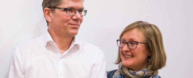 Rektor Svein Stølen og prorektor Gro Bjørnerud Mo, Universitetet i Oslo. Foto: Siri Ø. Eriksen Rektor Svein Stølen og prorektor Gro Bjørnerud Mo, Universitetet i Oslo. Foto: Siri Ø. Eriksen