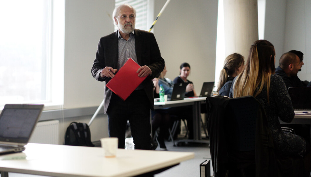 Rektor Petter Aasen ved Høgskolen i Sørøst-Norge håper også på positivt svar på sin universitetssøknad. Foto: Ketil Blom Haugstulen Rektor Petter Aasen ved Høgskolen i Sørøst-Norge håper også på positivt svar på sin universitetssøknad. Foto: Ketil Blom Haugstulen
