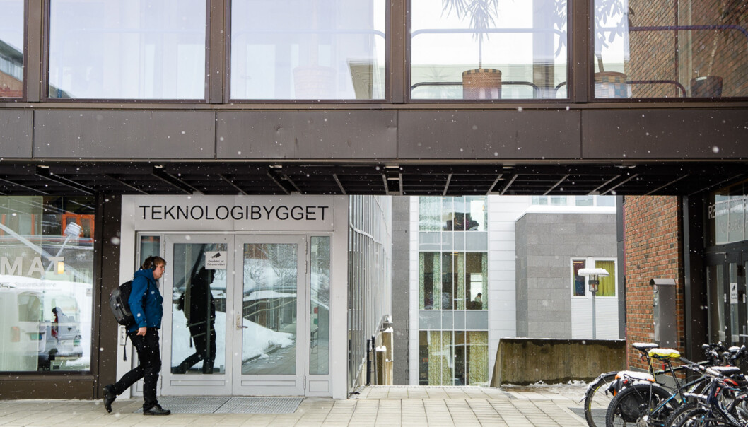 Sju av ti kandidater som går ut fra UiT Norges arktiske universitet velger å bli i landsdelen etter at de er ferdig med studiene. Her fra campus i Tromsø. Foto: Lars Åke Andersen Sju av ti kandidater som går ut fra UiT Norges arktiske universitet velger å bli i landsdelen etter at de er ferdig med studiene. Her fra campus i Tromsø. Foto: Lars Åke Andersen