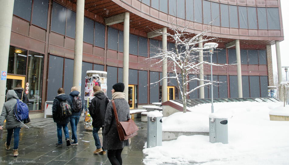 Universitetene må satse mer på tilbud til studenter som ikke har anledning til å ta lange campus-baserte studier, mener regjeringen. Her fra campus i Tromsø.