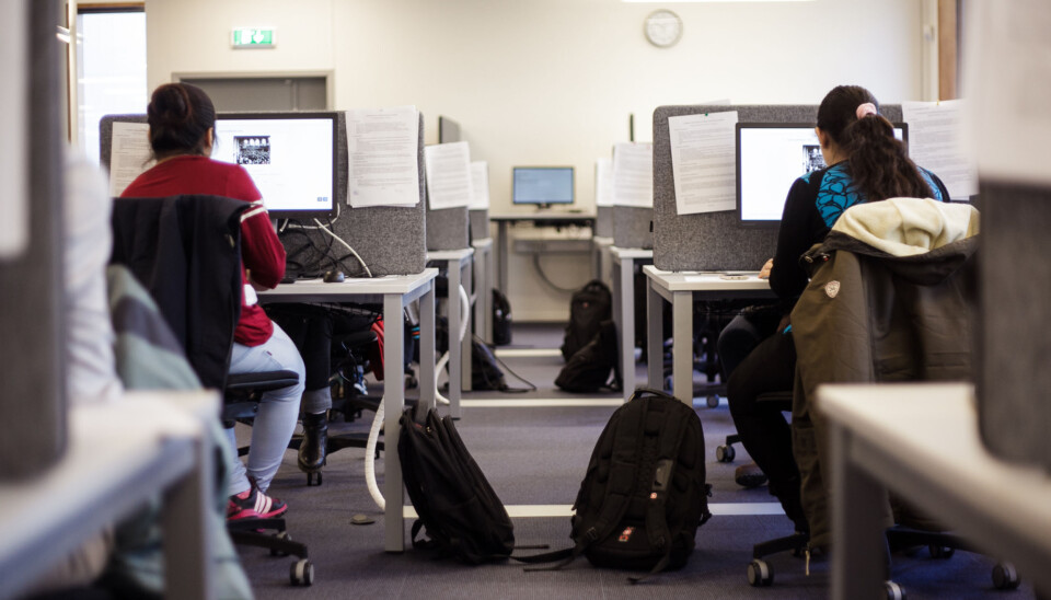 Ett av Universitetet i Oslos tiltak for digitialisering er det nye heldigitale eksamensanlegget i Silurveien 2. Foto: Nicklas Knudsen