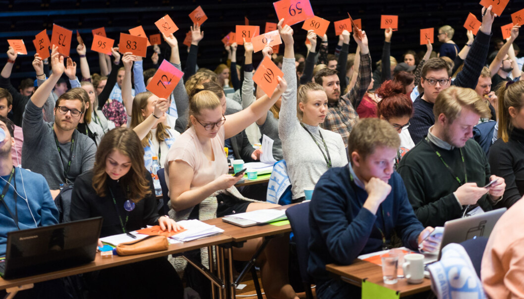 Det er snart landsmøte i Norsk studentorganisasjon. Fem personer har meldt at de stiller som leder og tre personer har meldt at de stiller som nestleder. Foto: Ketil Blom Haugstulen Det er snart landsmøte i Norsk studentorganisasjon. Fem personer har meldt at de stiller som leder og tre personer har meldt at de stiller som nestleder. Foto: Ketil Blom Haugstulen