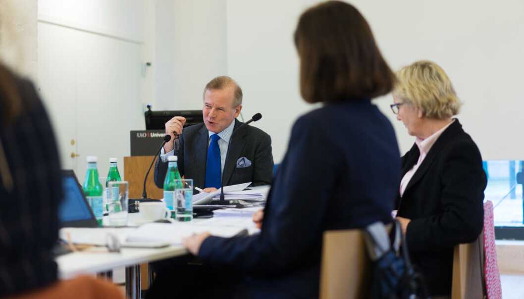 Ole Petter Ottersen er innstilt som ny rektor ved Karolinska Institutet. Her på et møte med universitetsstyret ved Universitetet i Oslo. Foto: Ketil Blom Haugstulen Ole Petter Ottersen er innstilt som ny rektor ved Karolinska Institutet. Her på et møte med universitetsstyret ved Universitetet i Oslo. Foto: Ketil Blom Haugstulen