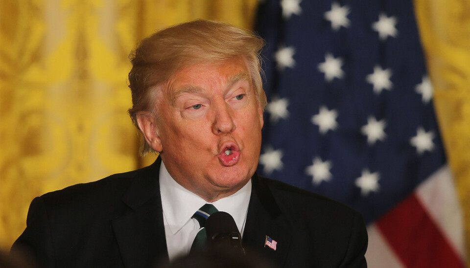 USAs president Donald Trump vil kutte i utdanning og forskning for å få mer penger til forsvar og sikkerhet. Foto: Niall Carson