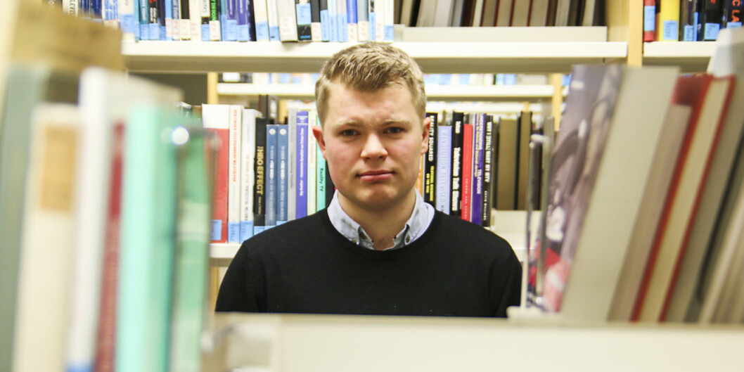 Terje-André Kvinlaug frå Sosialdemokratisk liste blir hetsa fordi han vil ha student-imam på universitetet. Kvinlaug studerer Sampol. Foto: Dag Hellesund Terje-André Kvinlaug frå Sosialdemokratisk liste blir hetsa fordi han vil ha student-imam på universitetet. Kvinlaug studerer Sampol. Foto: Dag Hellesund