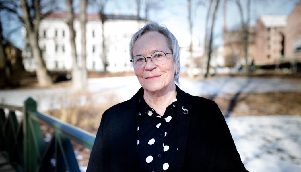 — Jeg er ikke overrasket over at vi må levere et regnskap for hva pengene vi får inn brukes til, sier Kathrine Skretting, rektor ved Høgskolen i Innlandet. Foto: Henriette Dæhli — Jeg er ikke overrasket over at vi må levere et regnskap for hva pengene vi får inn brukes til, sier Kathrine Skretting, rektor ved Høgskolen i Innlandet. Foto: Henriette Dæhli