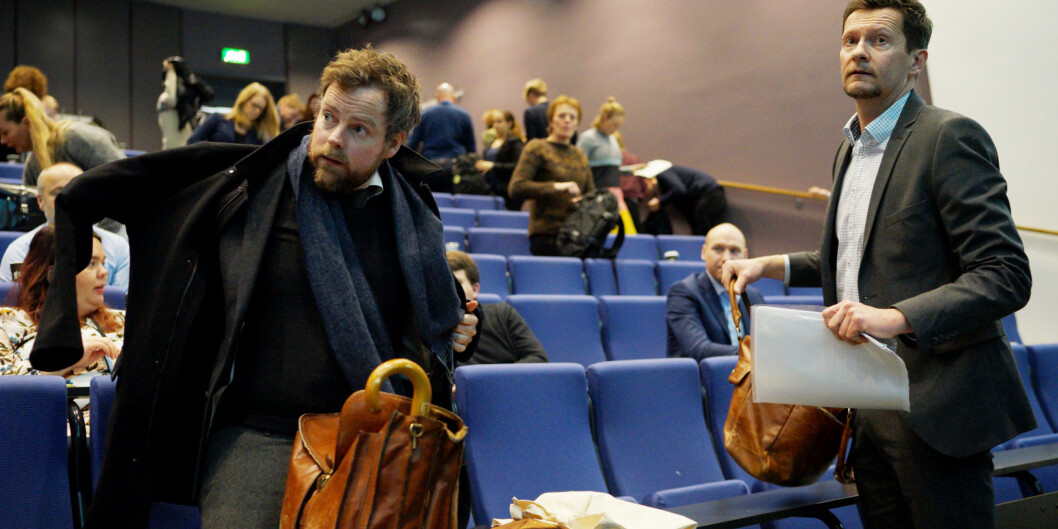 Mandag presenterte direktør i <span class="caps">NOKUT</span>, Terje Mørland, Studiebarometeret sammen med kunnskapsminister Torbjørn Røe Isaksen. Foto: Ketil Blom Haugstulen Mandag presenterte direktør i <span class="caps">NOKUT</span>, Terje Mørland, Studiebarometeret sammen med kunnskapsminister Torbjørn Røe Isaksen. Foto: Ketil Blom Haugstulen