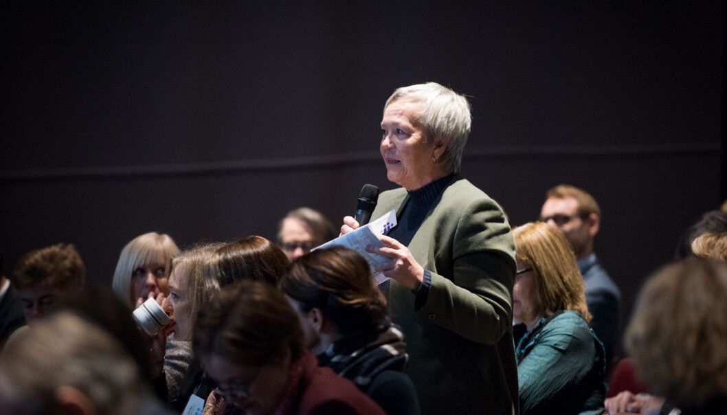 Når Kathrine Skretting tiltrer som rektor for Høgskolen i Innlandet fra 1. mai tar hun over en høgskole som nærmest ikke marsjerer i takt på noe som helst punkt når det kommer til faglig organisering. Foto: Skjalg Bøhmer Vold Når Kathrine Skretting tiltrer som rektor for Høgskolen i Innlandet fra 1. mai tar hun over en høgskole som nærmest ikke marsjerer i takt på noe som helst punkt når det kommer til faglig organisering. Foto: Skjalg Bøhmer Vold