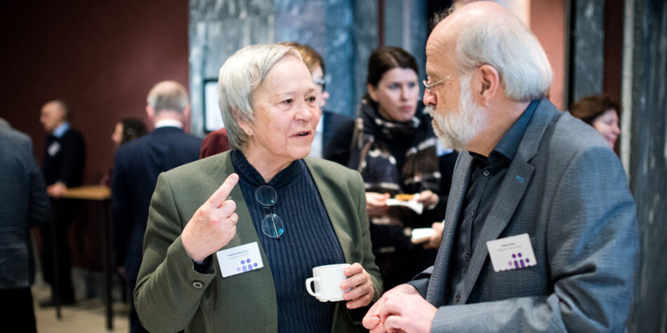 Fordi behovene for ny kunnskap er så store på så mange ulike felt, er det lite sannsynlig at framtidas universitetssektor kun huser små eliteinstitusjoner med forskning som hovedoppgave, skriver Innlandet-rektor Kathrine Skretting, her sammen med rektor ved Universitetet i Sørøst-Norge, Petter Aasen. Foto: Skjalg Bøhmer Vold Fordi behovene for ny kunnskap er så store på så mange ulike felt, er det lite sannsynlig at framtidas universitetssektor kun huser små eliteinstitusjoner med forskning som hovedoppgave, skriver Innlandet-rektor Kathrine Skretting, her sammen med rektor ved Universitetet i Sørøst-Norge, Petter Aasen. Foto: Skjalg Bøhmer Vold