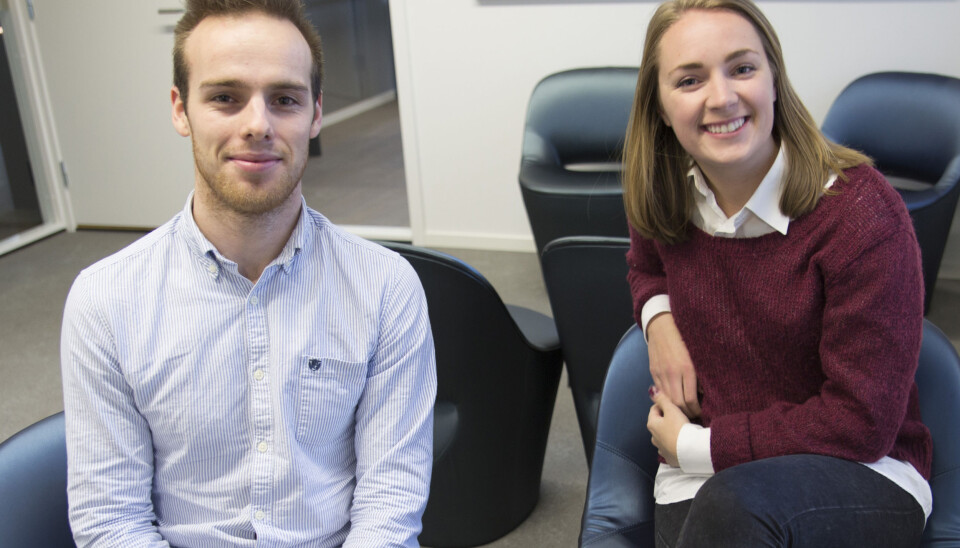 Øyvind Aabye og Andrea Holvik Thorson fra Wiral Cable Cam og NTNU er blant studentene som nå får millionstøtte for å starte egen bedrift.