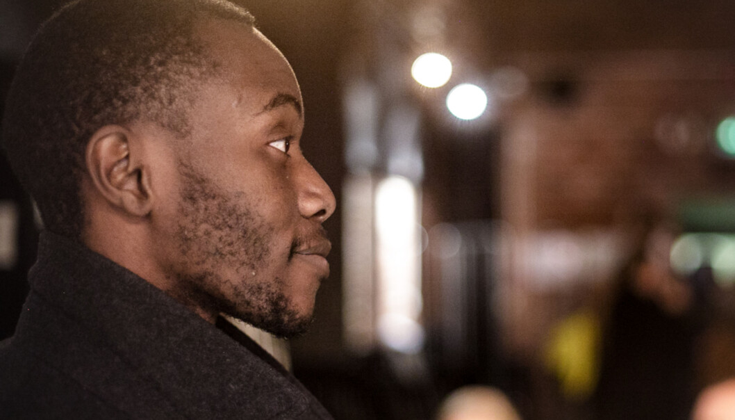 Henry Mutebe er første student som er valgt til studentparlamentet Foto: Nicklas Knudsen Henry Mutebe er første student som er valgt til studentparlamentet Foto: Nicklas Knudsen