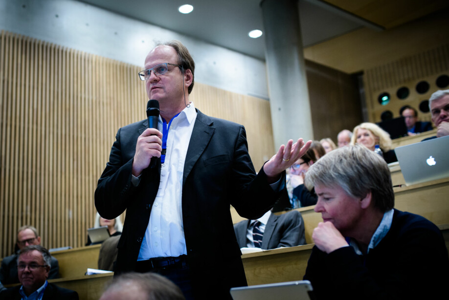 Rektor på Universitetet i Agder (UiA), Frank Reichert. Foto: Henriette Dæhli