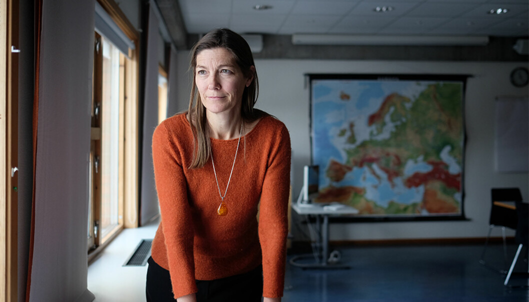 Forsker på Arena og Universitet i Oslo, Helene Sjursen, koordinerer et stort prosjekt i Horisont 2020 om EU og global rettferdighet. Foto: ketil blom haugstulen