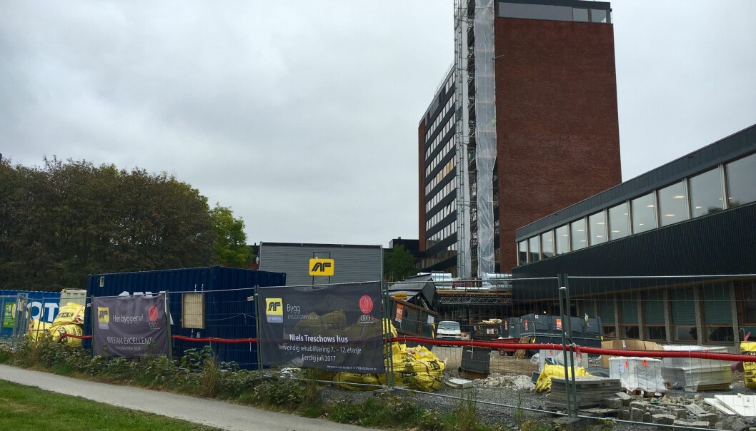 Tre universiteter får milder til rehabilitering av sine bygg i 2017, blant dem Universitetet i Oslo. Foto: Sofie Vega Wollbraaten