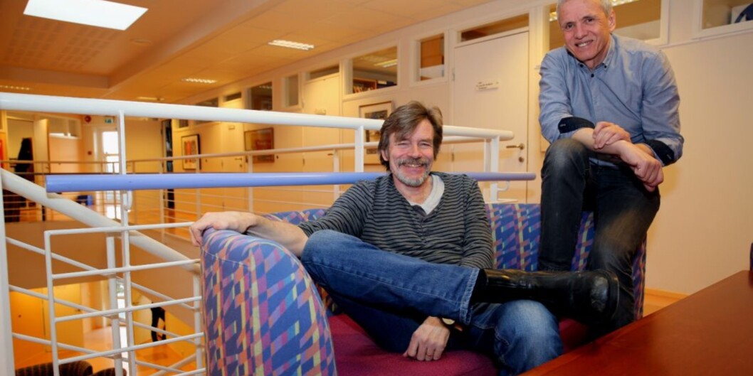 — Kan vi risikere at det blir som ved andre offentlige institusjoner at all kontakt utad skal gå via informasjonskonsulenten, spør professorene Kai A. Olsen og Kjetil Haugen, ved Høgskolen i Molde. Arkivbilde: Arild Waagbø, Panorama — Kan vi risikere at det blir som ved andre offentlige institusjoner at all kontakt utad skal gå via informasjonskonsulenten, spør professorene Kai A. Olsen og Kjetil Haugen, ved Høgskolen i Molde. Arkivbilde: Arild Waagbø, Panorama