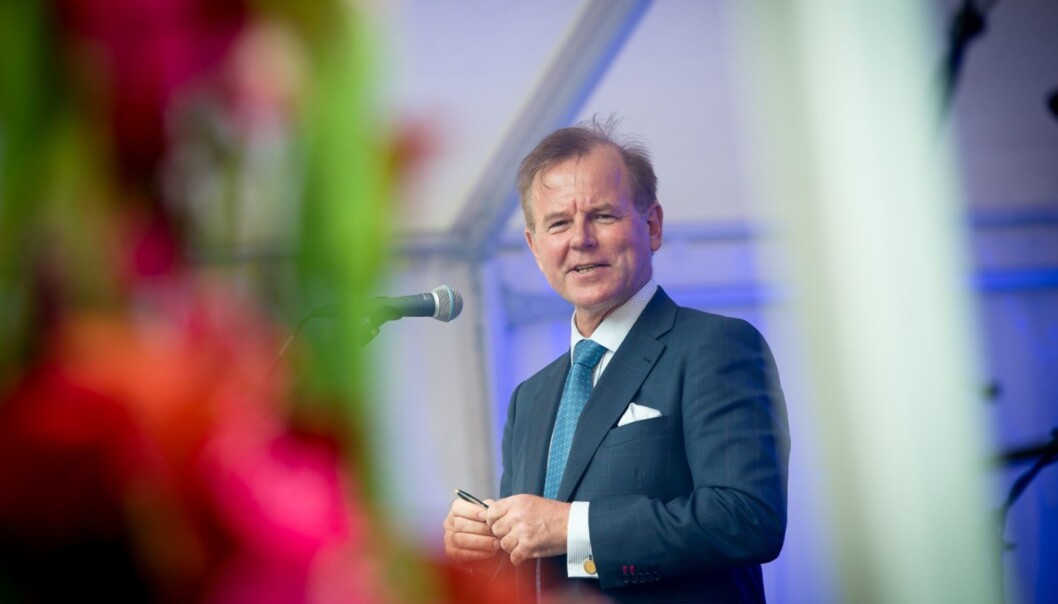 — Dette er en stor dag for Universitetet i Oslo, sier rektor Ole Petter Ottersen. Foto: Skjalg Bøhmer Vold — Dette er en stor dag for Universitetet i Oslo, sier rektor Ole Petter Ottersen. Foto: Skjalg Bøhmer Vold