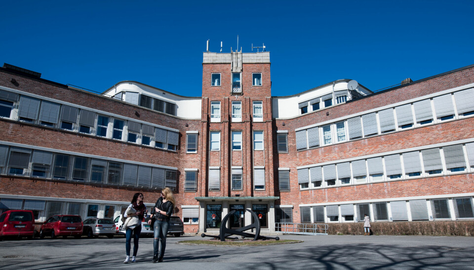 Høgskolen i Østfold er en av fem universiteter og høgskoler som skal inngå avtaler med departementet omn hva de trenger å utvikle seg på. Her fra campus i Fredrikstad. Foto: Skjalg Bøhmer Vold