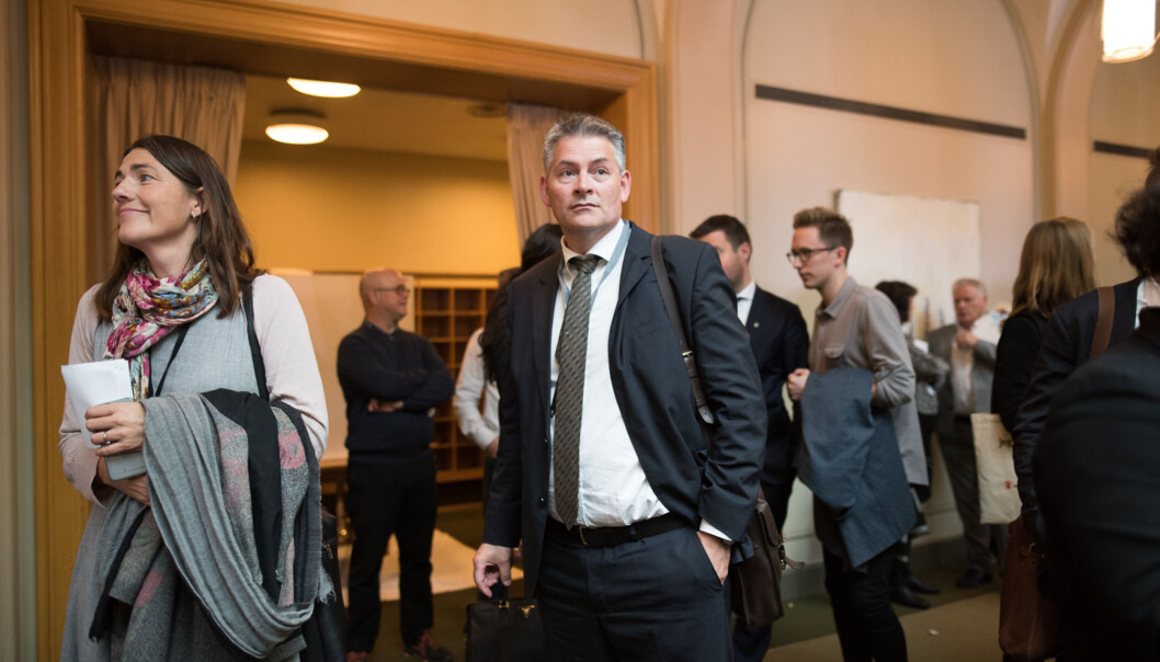 — Vi ser i flere saker at ansatte forskere får en mildere behandling enn det studentene opplever i tilsvarende saker, og at studentene blir tatt hardere. Og slik kan vi jo ikke ha det. Her er det behov for en gjennomgang, og man har en jobb å gjøre her, mener Bjørn Haugstad. Foto: Skjalg Bøhmer Vold — Vi ser i flere saker at ansatte forskere får en mildere behandling enn det studentene opplever i tilsvarende saker, og at studentene blir tatt hardere. Og slik kan vi jo ikke ha det. Her er det behov for en gjennomgang, og man har en jobb å gjøre her, mener Bjørn Haugstad. Foto: Skjalg Bøhmer Vold