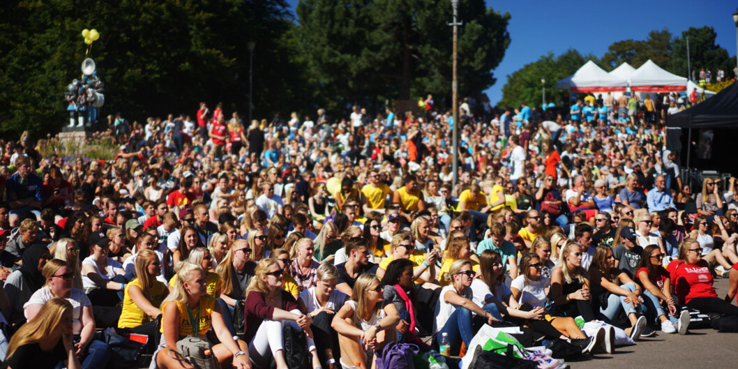 Per 26. august hadde Høgskolen i Oslo og Akershus svartelitstet 17 studenter, for drøye ni måneder siden var tallet 22. Bildet er fra studiestart i høst. Foto: Ketil Blom Per 26. august hadde Høgskolen i Oslo og Akershus svartelitstet 17 studenter, for drøye ni måneder siden var tallet 22. Bildet er fra studiestart i høst. Foto: Ketil Blom
