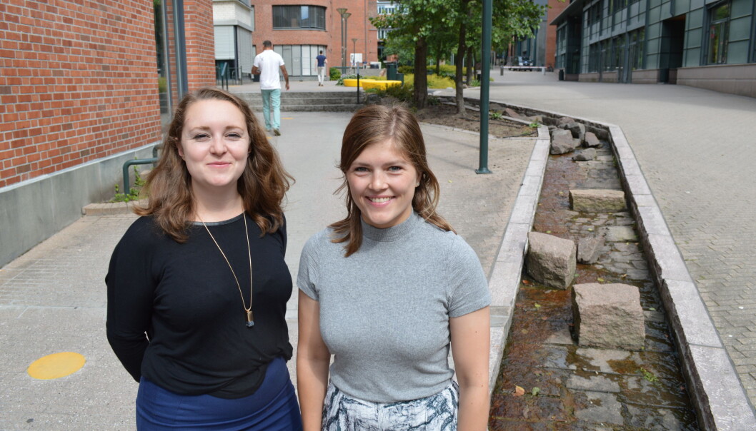 Likestillingsansvarlig i Studentparlamentet på UiO, Ingvild Leren Stensrud, og leder for Studentparlamentet på Høgskolen i Oslo og Akershus, Sunniva Braaten. Likestillingsansvarlig i Studentparlamentet på UiO, Ingvild Leren Stensrud, og leder for Studentparlamentet på Høgskolen i Oslo og Akershus, Sunniva Braaten.