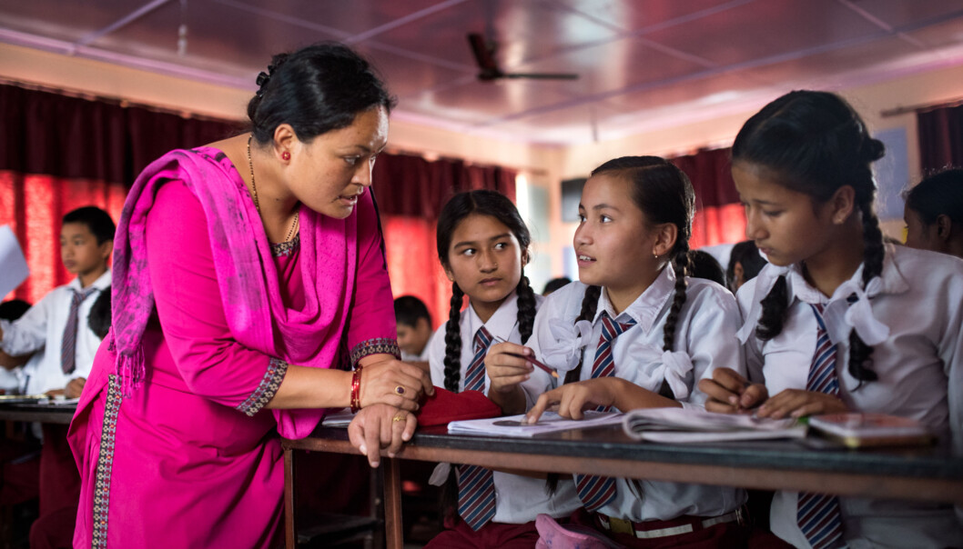 Mina Suwal tar masterprogrammet i matematikk for lærere ved Kathmandu University og synes hun er heldig som har fått denne muligheten. Foto: Skjalg Bøhmer Vold Mina Suwal tar masterprogrammet i matematikk for lærere ved Kathmandu University og synes hun er heldig som har fått denne muligheten. Foto: Skjalg Bøhmer Vold