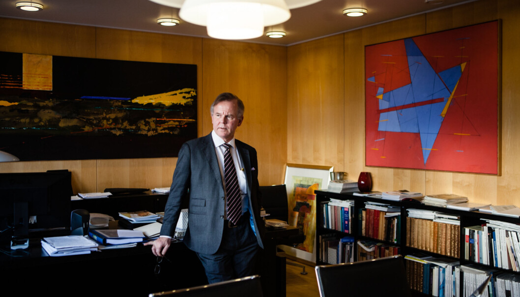 Ole Petter Ottersen fikk jobben som ny rektor fro Karolinska Institutet. Han tiltrer 1. august 2017. Foto: Wanda Nathalie Nordstrøm Ole Petter Ottersen fikk jobben som ny rektor fro Karolinska Institutet. Han tiltrer 1. august 2017. Foto: Wanda Nathalie Nordstrøm
