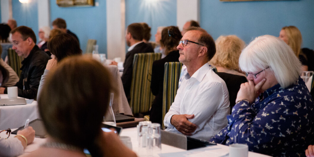 Dekan ved Fakultet for lærerutdanning og internasjonale studier ved Høgskolen i Oslo og Akershus, Knut Patrick Hanevik, klarer ikke å bruke opp midlene fakultetet allerede har. Foto: Henriette Dæhli Dekan ved Fakultet for lærerutdanning og internasjonale studier ved Høgskolen i Oslo og Akershus, Knut Patrick Hanevik, klarer ikke å bruke opp midlene fakultetet allerede har. Foto: Henriette Dæhli
