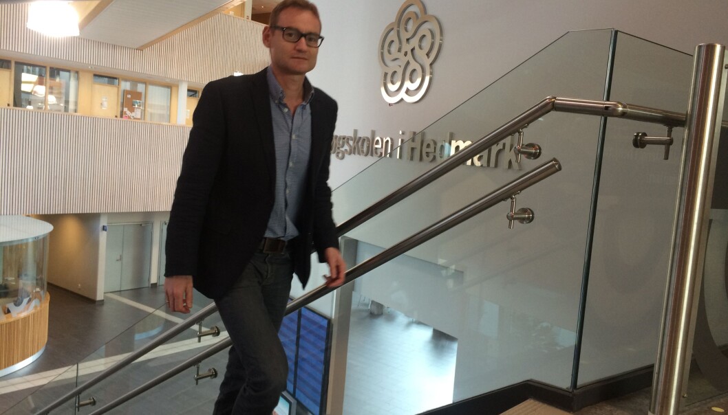 Prorektor ved Høgskolen i Hedmark, Jørgen Klein, sier at hovedmålet til høgskolen er å bli universitet. Første steg til fusjon med Høgskolen i Lillehammer er tatt. Foto: HiHe Prorektor ved Høgskolen i Hedmark, Jørgen Klein, sier at hovedmålet til høgskolen er å bli universitet. Første steg til fusjon med Høgskolen i Lillehammer er tatt. Foto: HiHe